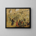 School at Benassa - Alphons Leopold Mielich — framed artwork on a wall
