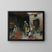 The Carpet Merchant - Alphons Leopold Mielich — framed artwork on a wall