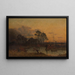 Marais dans la Campine - Alphonse Asselbergs — framed artwork on a wall