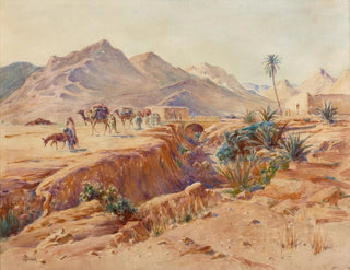 Caravan at Bou Sada - Alphonse Birck — artwork view