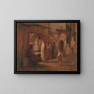 La Casbah - Alphonse Birck — framed artwork on a wall