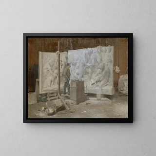 The Practitioner - Alphonse Gaudefroy — framed artwork on a wall