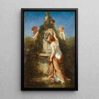 La fontaine de Vénus - Alphonse Isambert — framed artwork on a wall