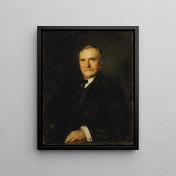 William T. Evans - Alphonse Jongers — framed artwork on a wall
