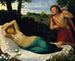 Cupid and Psyche - Alphonse Legros — artwork view