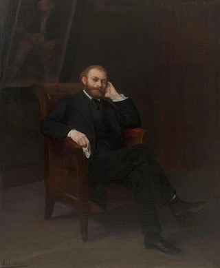 Portrait of Édouard Manet - Alphonse Legros — artwork view