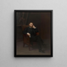 Portrait of Édouard Manet - Alphonse Legros — framed artwork on a wall