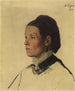 Portrait of a Woman - Alphonse Legros — artwork view