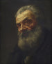Portrait of an Old Man - Alphonse Legros — artwork view