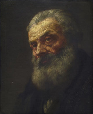 Portrait of an Old Man - Alphonse Legros — artwork view