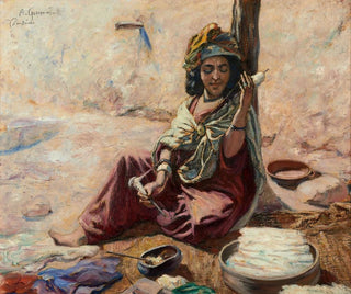 The Spinner - Alphonse Léon Germain Thill — artwork view