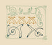 Conception abstraite basée sur des arabesques - Alphonse Mucha — artwork view