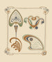 Abstract-inspired design based on wings and leaf shapes - Alphonse Mucha — artwork view