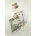 Reproduction of the painting of the frontispiece of Le Pater - Alphonse Mucha