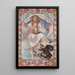 Reproduction of the painting Portrait of Joséphine Crane Bradley in Slavia - Alphonse Mucha
