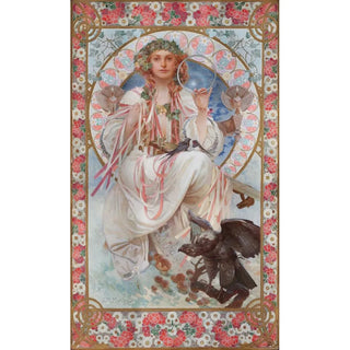 Reproduction of the painting Portrait of Joséphine Crane Bradley in Slavia - Alphonse Mucha