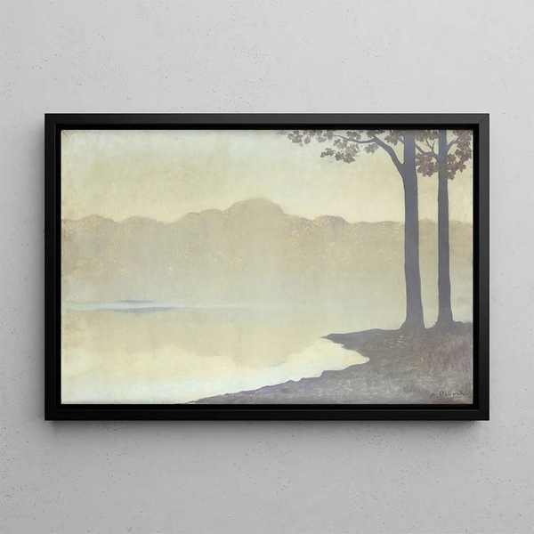 Morning Harmony - Alphonse Osbert — framed artwork on a wall