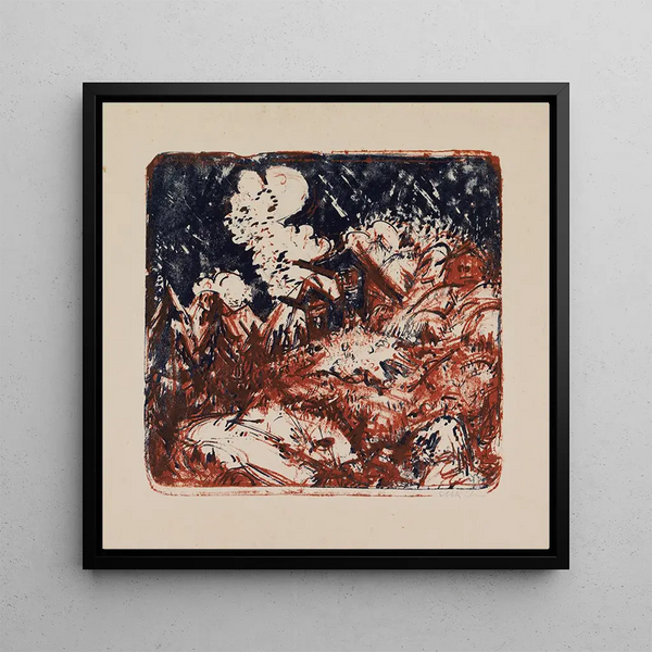 Alphtten - Ernst Ludwig Kirchner — framed artwork on a wall