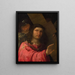 The Christ Carrying the Cross - Altobello Melone — framed artwork on a wall