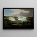 General view of Niagara Falls - Alvan Fisher — framed artwork on a wall