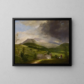 Tempête imminente dans les Montagnes Blanches - Alvan Fisher — framed artwork on a wall