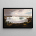 La grande chute en fer à cheval, Niagara - Alvan Fisher — framed artwork on a wall