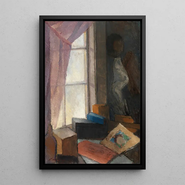 Near the Window - Alvar Cawén — framed artwork on a wall