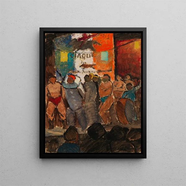 Circus in Paris - Alvar Cawén — framed artwork on a wall