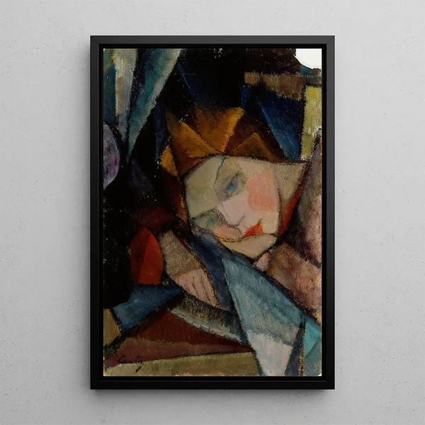 Reproduction of the painting Head of Woman - Alvar Cawén
