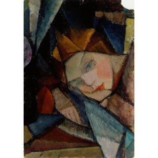Reproduction of the painting Head of Woman - Alvar Cawén