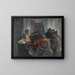 Couturière - Alvar Cawén — framed artwork on a wall