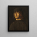 Portrait of a Man - Alvise Vivarini — framed artwork on a wall