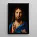 Savior of the World - Alvise Vivarini — framed artwork on a wall