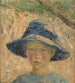 Little girl with hat - Alys Prat — artwork view