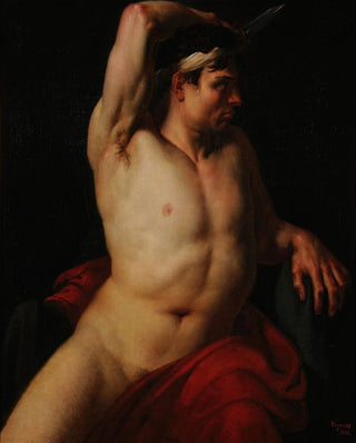 The Gladiator - Amable-Louis-Claude Pagnest — artwork view
