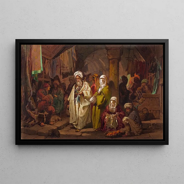 Le Grand Bazar - Amadeo Preziosi — framed artwork on a wall
