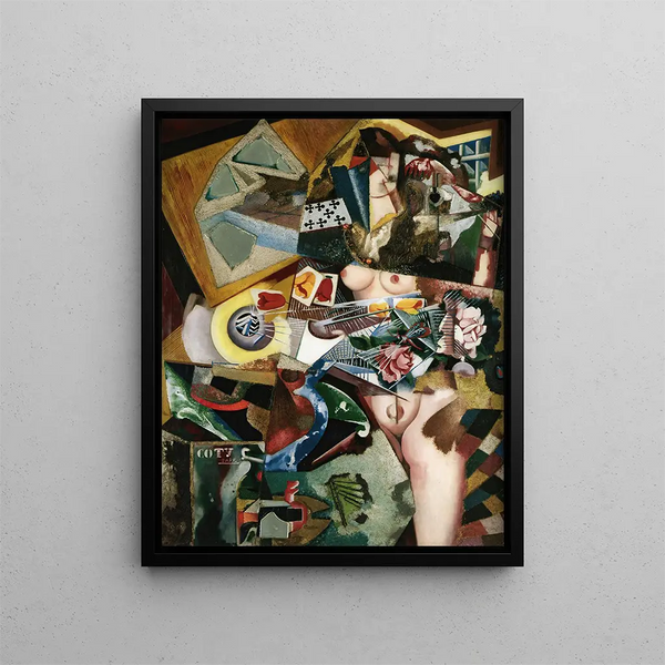 Coty without title - Amadeo de Souza-Cardoso — framed artwork on a wall