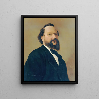 Le peintre Peter Johann Nepomuk Geiger - Amadeus Szekulics — framed artwork on a wall