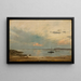 Evening Arisholmen - Amaldus Nielsen — framed artwork on a wall