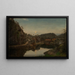 Evening in Mindalen, Risør - Amaldus Nielsen — framed artwork on a wall
