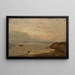 Evening at Hvaler - Amaldus Nielsen — framed artwork on a wall