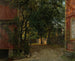 The evening newspaper arrives at Majorstuveien 8 - Amaldus Nielsen — artwork view