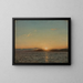 Sunset Painting at Hvaler - Amaldus Nielsen — framed artwork on a wall