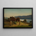 Bondestuer Balestrand - Amaldus Nielsen — framed artwork on a wall
