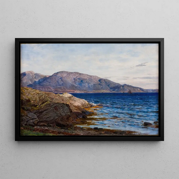Break Teren - Amaldus Nielsen — framed artwork on a wall