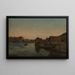 Sun setting at Lindesnes - Amaldus Nielsen — framed artwork on a wall