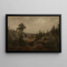 Rain of Twilight, Foss of Mandalselven - Amaldus Nielsen — framed artwork on a wall