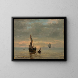 After Memory - Amaldus Nielsen — framed artwork on a wall