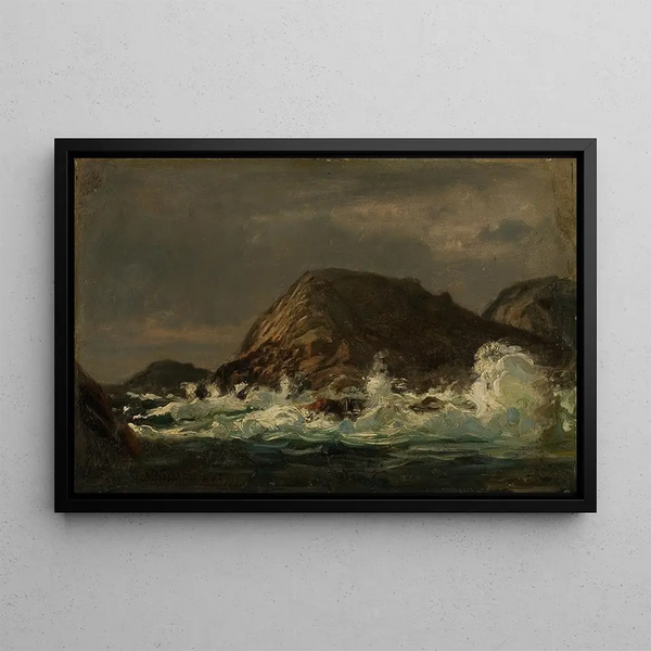 After the storm, Spangereidleden - Amaldus Nielsen — framed artwork on a wall