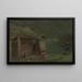 Ferme à Balestrand - Amaldus Nielsen — framed artwork on a wall